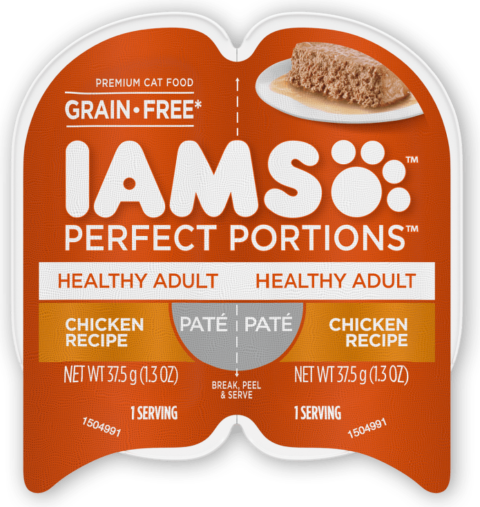 Iams Perfect Portions Healthy Adult Paté - Chicken Recipe